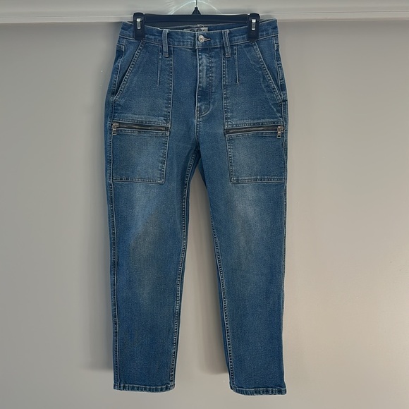 FREE PEOPLE Front Pocket Zipper Jeans - Picture 8 of 12